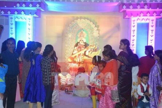 Tripura celebrates Saraswati Puja